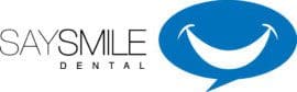 A logo of smile dental