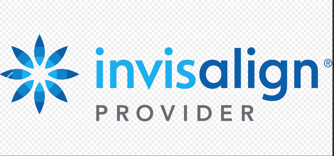 Invisalign provider logo with blue design.